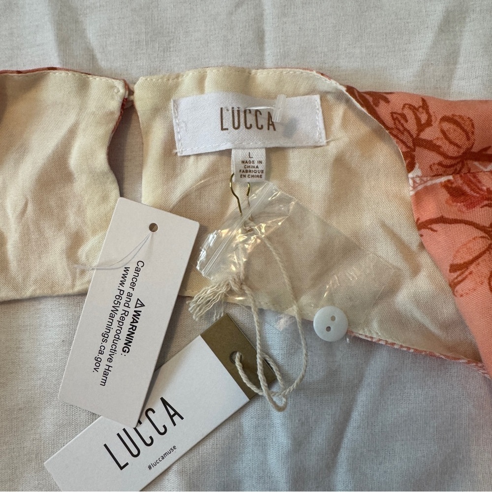 NEW Lucca Large Soraya Floral Cutout Maxi Dress ~ Boho Beach Tropical Vacation - Picture 9 of 10